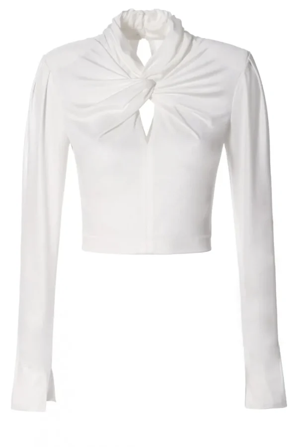 AGGI Bluzka Dalia White Pearl^ Bluzki & Topy & Gorsety