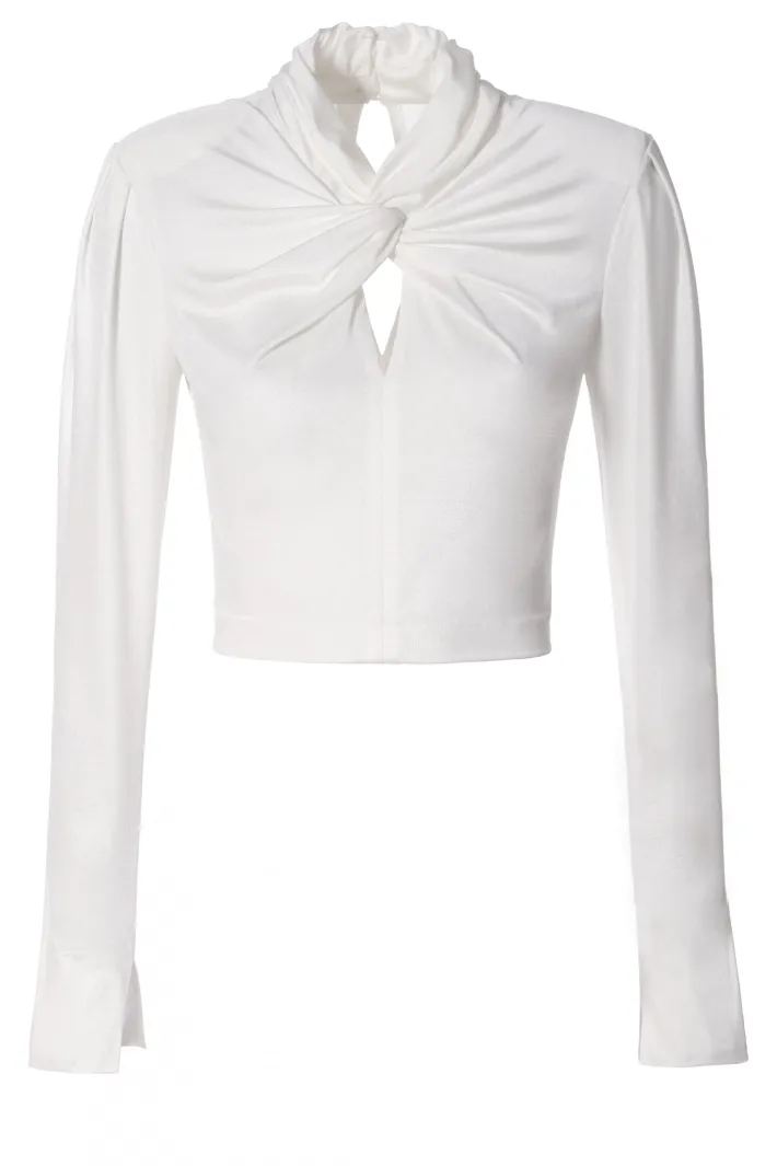 bluzka_dalia_white_pearl_3.webp AGGI Bluzka Dalia White Pearl^ Bluzki & Topy & Gorsety