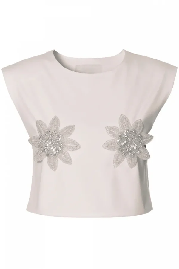 AGGI Bluzka Frida Off White^ Bluzki & Topy & Gorsety