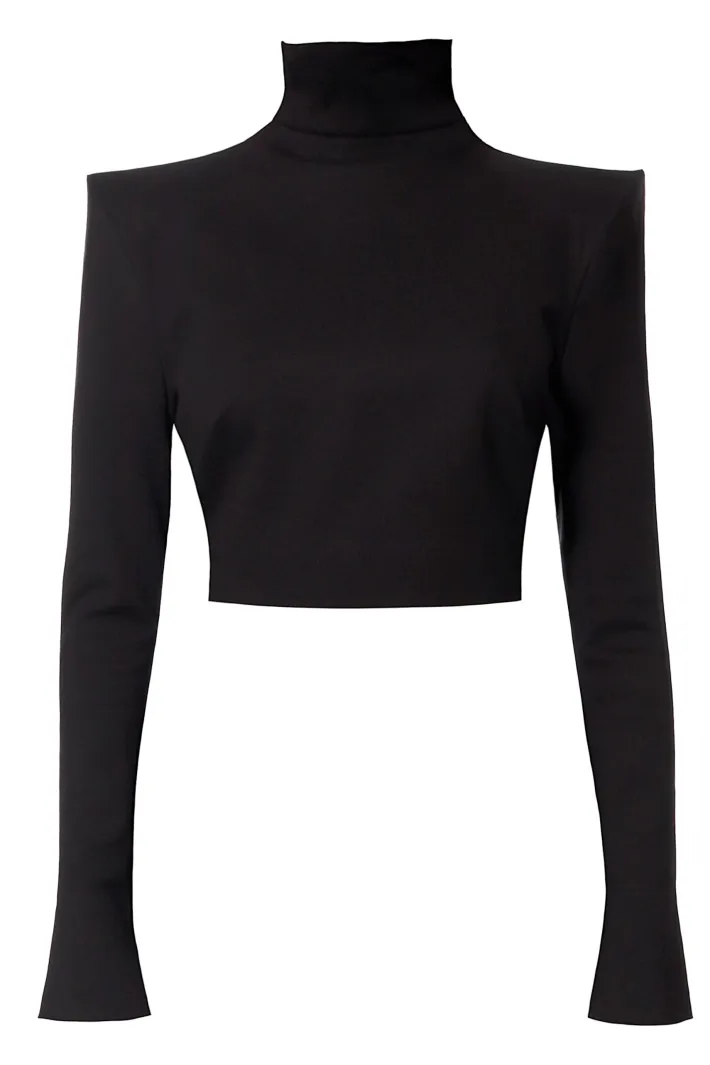 bluzka_golf_natasha_perle_2.webp AGGI Bluzka golf Natasha Perle Noir^ Bluzki & Topy & Gorsety