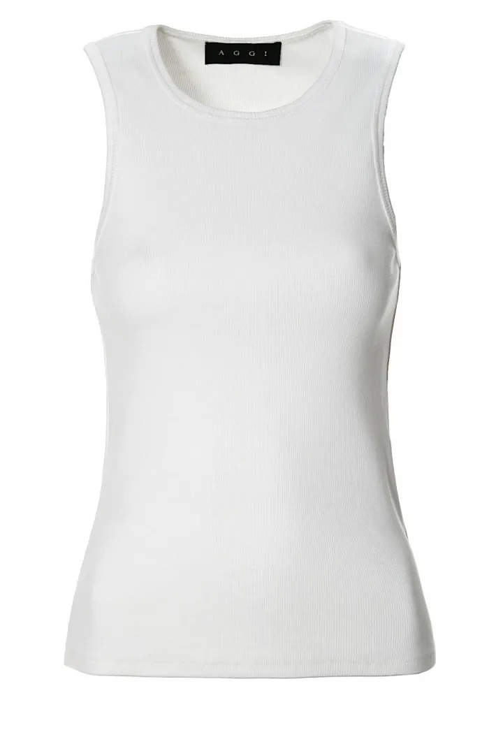 bluzka_ivy_simple_white_2.webp AGGI Bluzka Ivy Simple White^ Bluzki & Topy & Gorsety