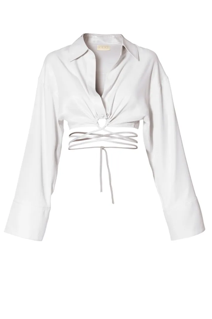 bluzka_lauren_bright_whit_2.webp AGGI Bluzka Lauren Bright White^ Bluzki & Topy & Gorsety