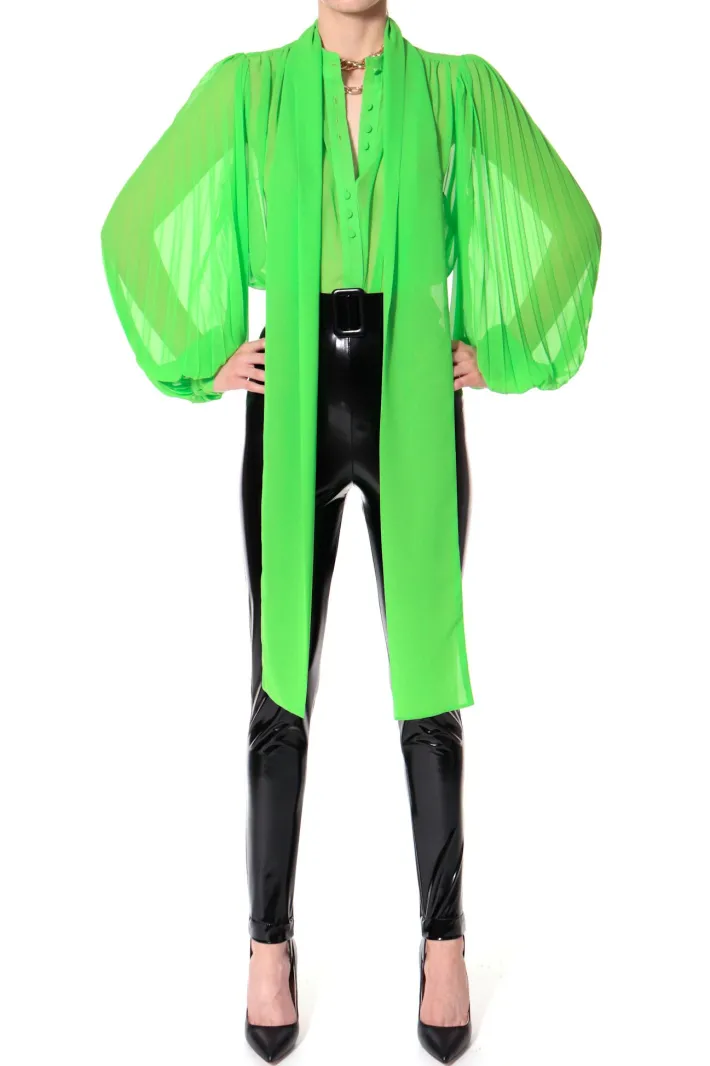bluzka_linda_green_flash_0.webp AGGI Bluzka Linda Green Flash^ Bluzki & Topy & Gorsety