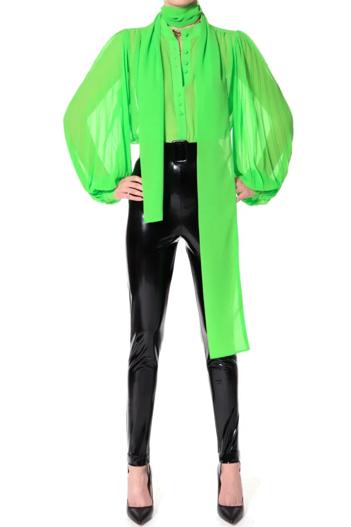 bluzka_linda_green_flash_1.webp AGGI Bluzka Linda Green Flash^ Bluzki & Topy & Gorsety