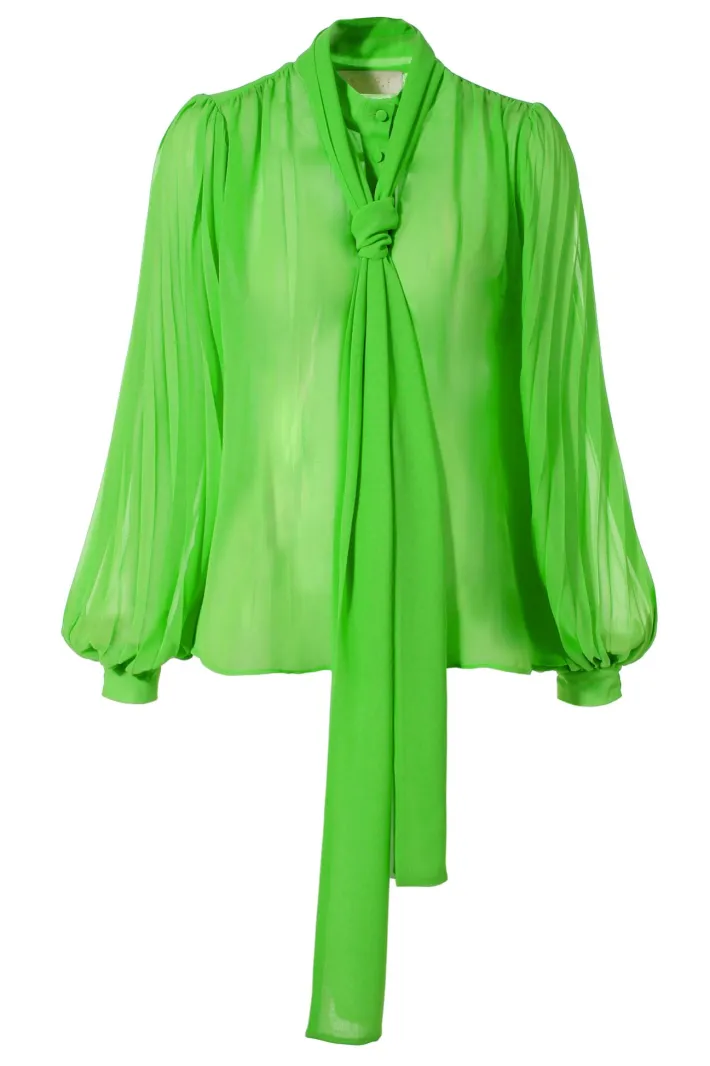 bluzka_linda_green_flash_6.webp AGGI Bluzka Linda Green Flash^ Bluzki & Topy & Gorsety