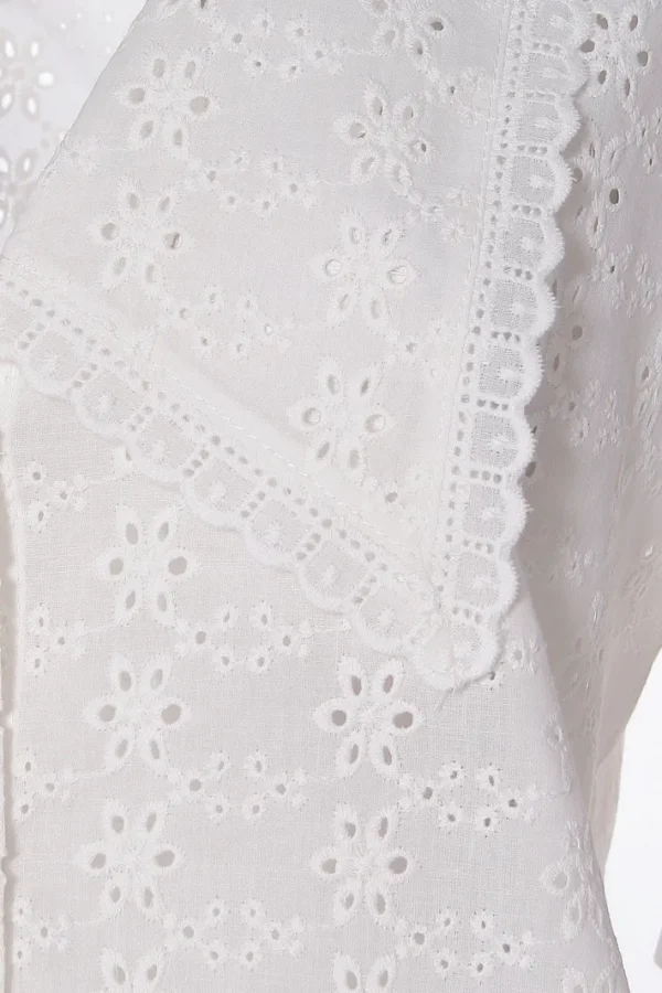 AGGI Bluzka Manola Cream White^ Bluzki & Topy & Gorsety