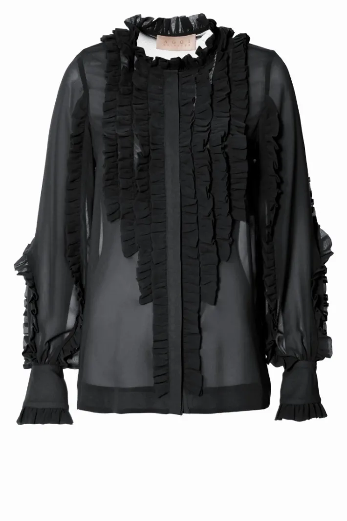 bluzka_marley_pure_black_1.webp AGGI Bluzka Marley Pure Black^ Bluzki & Topy & Gorsety