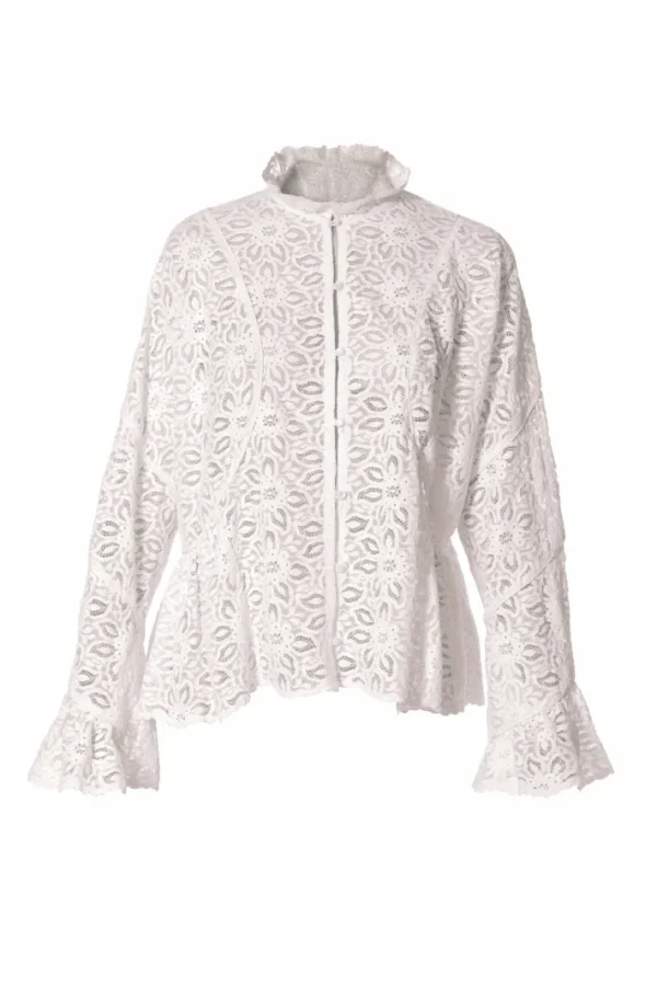 AGGI Bluzka Penelopa Off White^ Bluzki & Topy & Gorsety