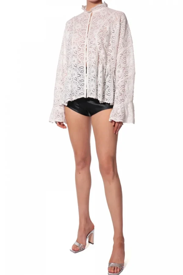 AGGI Bluzka Penelopa Off White^ Bluzki & Topy & Gorsety