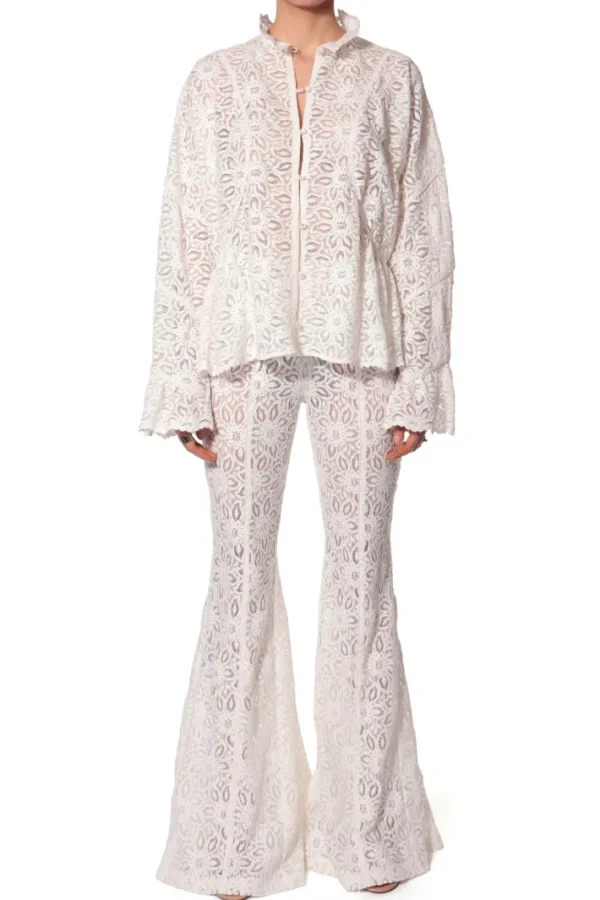AGGI Bluzka Penelopa Off White^ Bluzki & Topy & Gorsety
