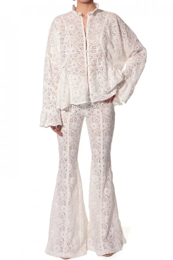 AGGI Bluzka Penelopa Off White^ Bluzki & Topy & Gorsety