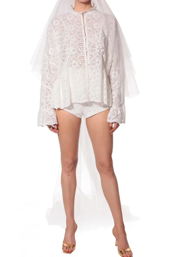 AGGI Bluzka Penelopa Off White^ Bluzki & Topy & Gorsety