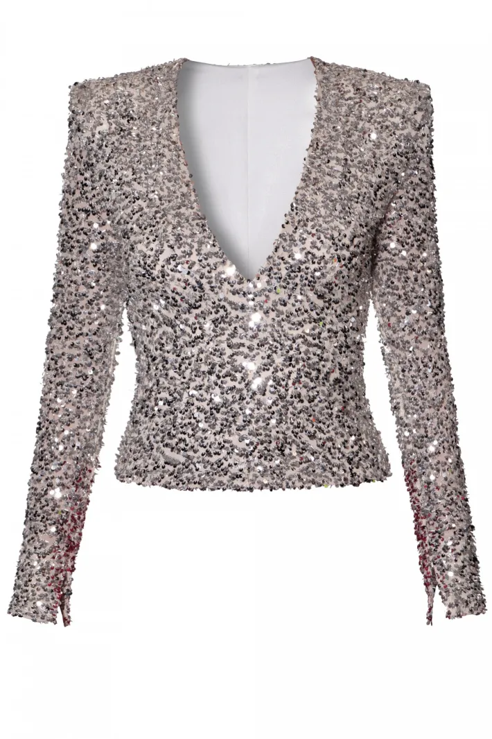 bluzka_ruby_silver_sparkl_1.webp AGGI Bluzka Ruby Silver Sparkle^ Bluzki & Topy & Gorsety | Love, Love