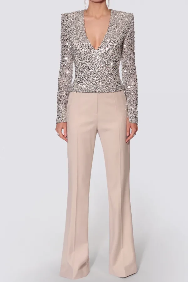 AGGI Bluzka Ruby Silver Sparkle^ Bluzki & Topy & Gorsety | Love, Love
