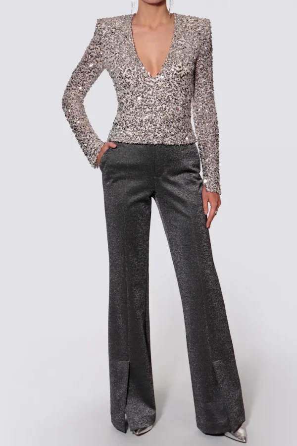 AGGI Bluzka Ruby Silver Sparkle^ Bluzki & Topy & Gorsety | Love, Love