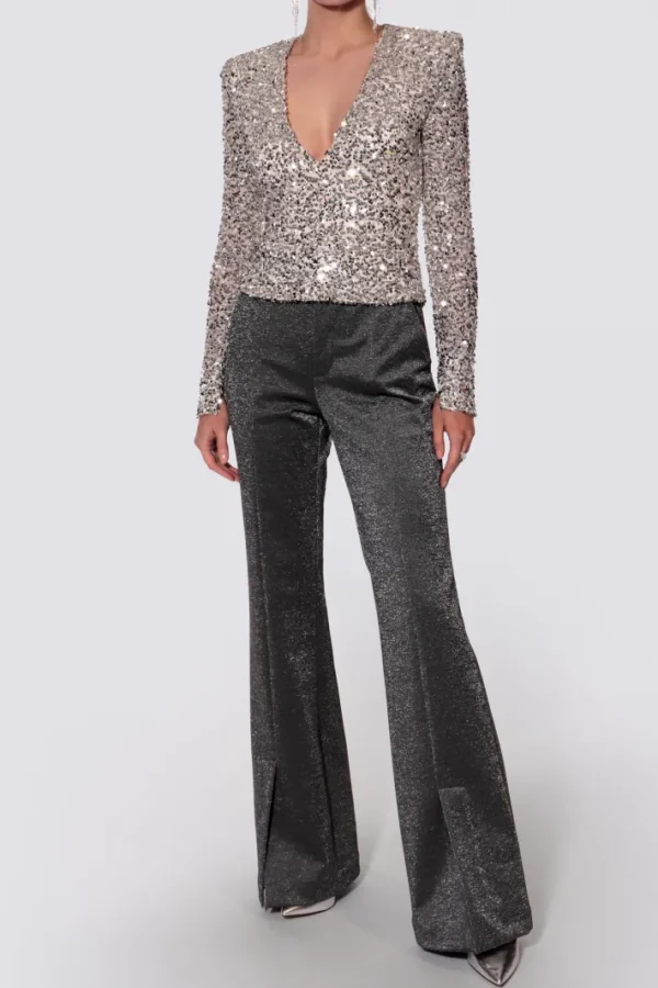 AGGI Bluzka Ruby Silver Sparkle^ Bluzki & Topy & Gorsety | Love, Love