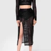 AGGI Bluzka Zoey Black Sparkle^ Bluzki & Topy & Gorsety