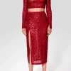 AGGI Bluzka Zoey Red Sparkle^ Bluzki & Topy & Gorsety | Love, Love