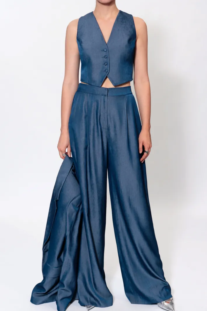 kamizelka_sylvia_navy_den_3.webp AGGI Kamizelka Sylvia Navy Denim^ Kamizelki | Garnitury