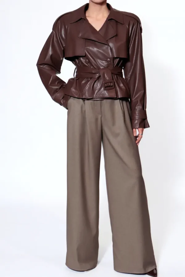AGGI Kurtka Collins Chocolate Brown^ Płaszcze & Kurtki