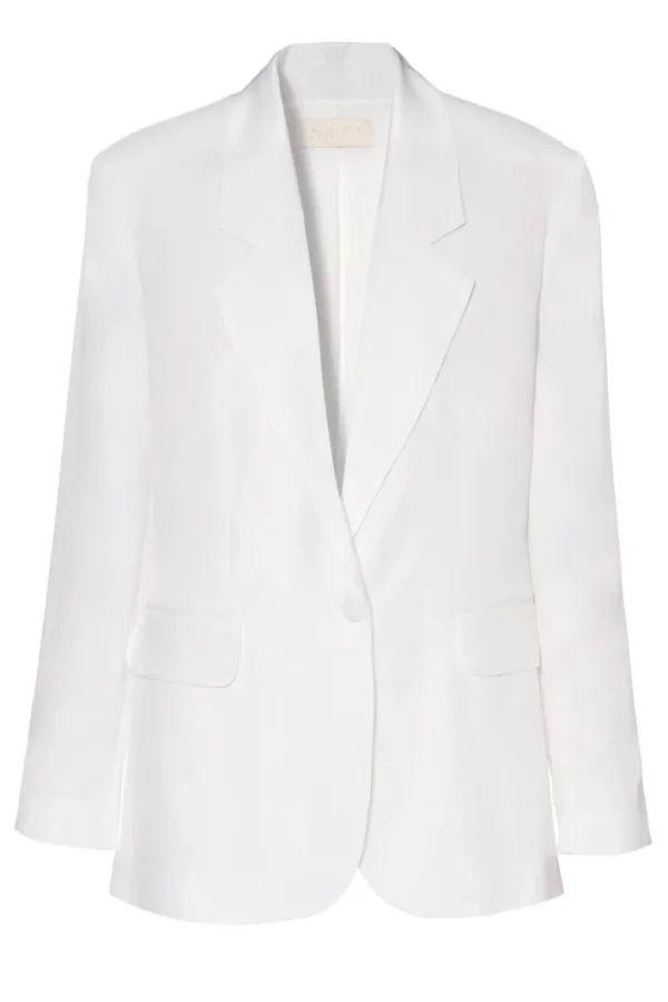 AGGI Marynarka Bellamy Satin Bright White^ Marynarki | Garnitury