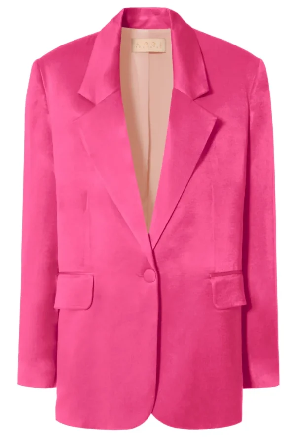AGGI Marynarka Bellamy Satin Barbie Pink^ Marynarki | Garnitury
