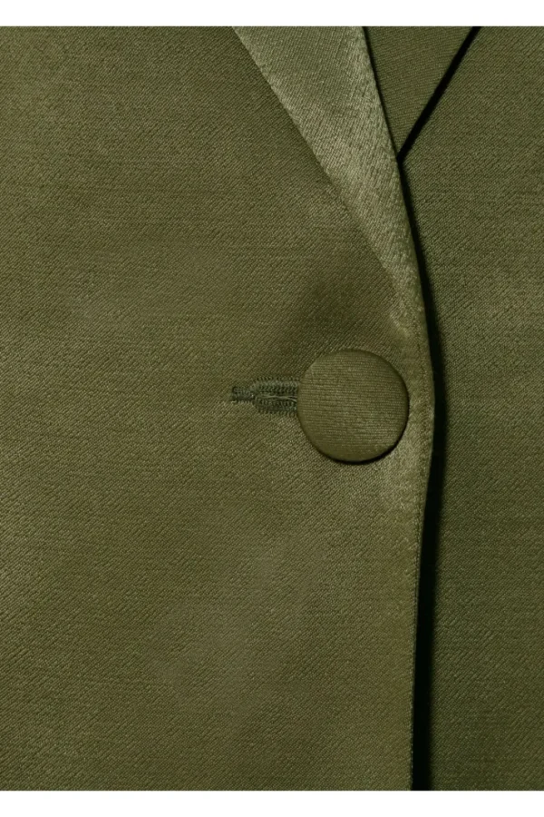 AGGI Marynarka Bellamy Satin Olive Branch^ Marynarki | Garnitury