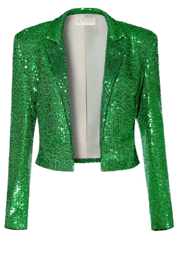 AGGI Marynarka Shannon Shamrock Green cekinowa^ Marynarki