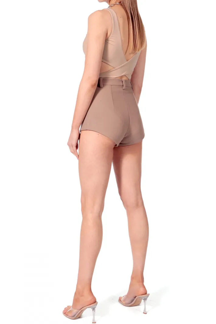 mikro_szorty_cori_classic_3.webp AGGI Mikro Szorty Cori Classic Beige^ Spodnie | Garnitury