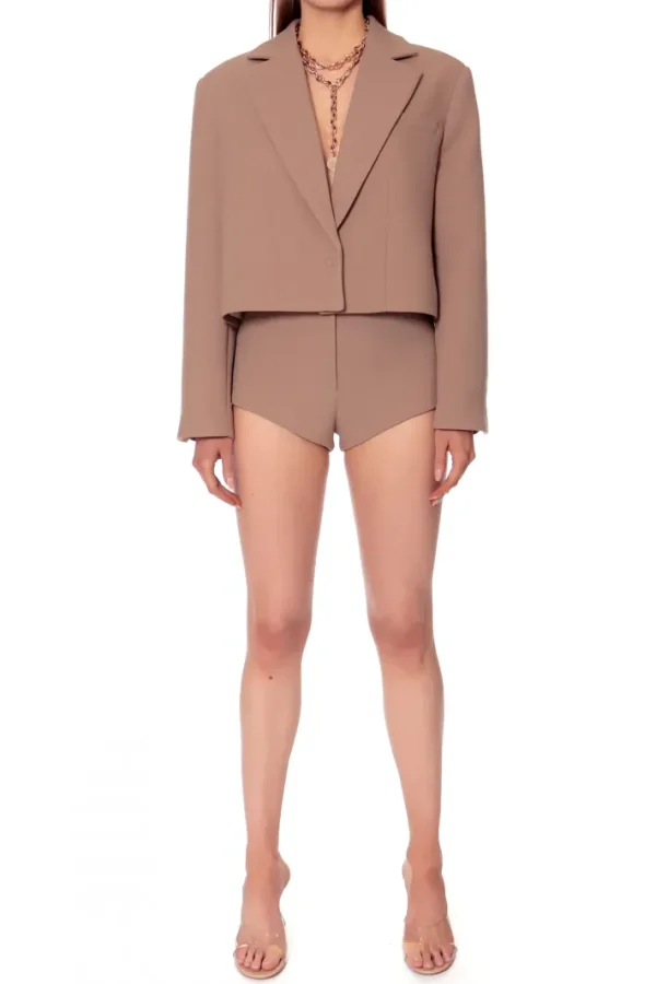 AGGI Mikro Szorty Cori Classic Beige^ Spodnie | Garnitury