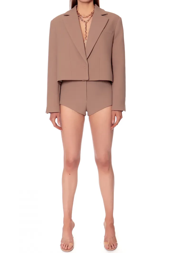 mikro_szorty_cori_classic_4.webp AGGI Mikro Szorty Cori Classic Beige^ Spodnie | Garnitury