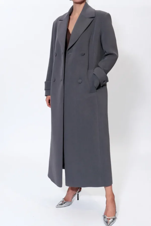 AGGI Płaszcz Cartney Baltic Grey^ Płaszcze & Kurtki