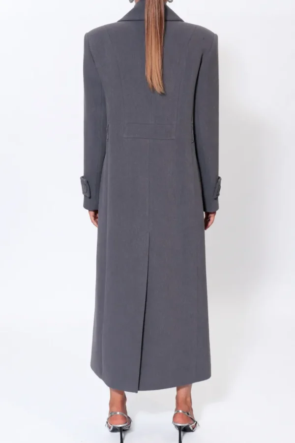 AGGI Płaszcz Cartney Baltic Grey^ Płaszcze & Kurtki