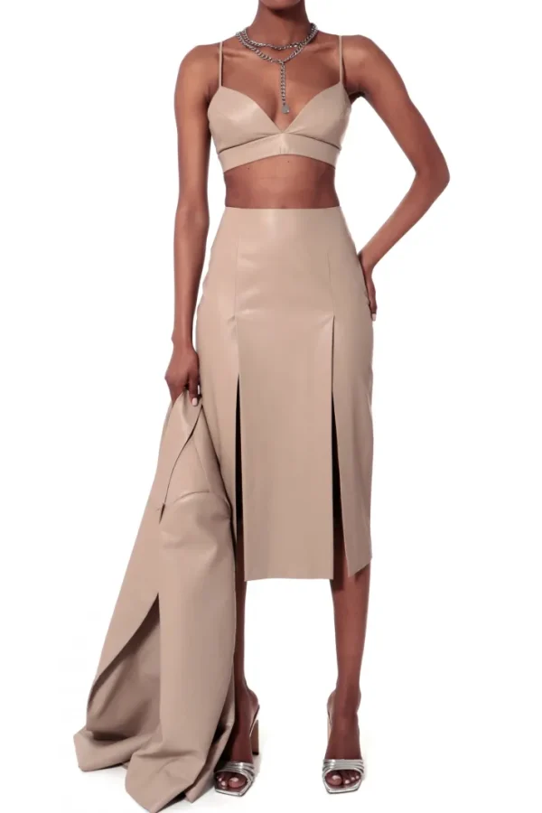 AGGI Spódnica Salma Cool Beige^ Spódnice | Love, Love