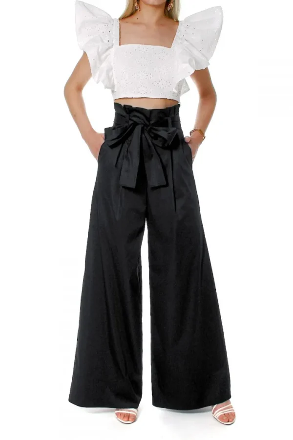 AGGI Spodnie Andie Super Black^ Spodnie