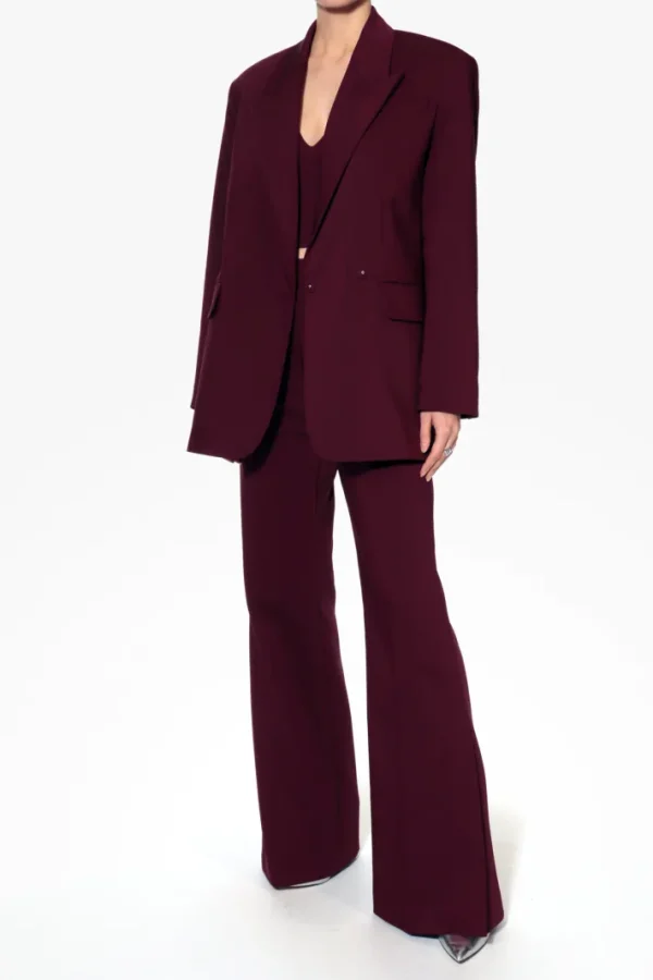 AGGI Spodnie Camilla Burgundy Wine^ Spodnie | Garnitury
