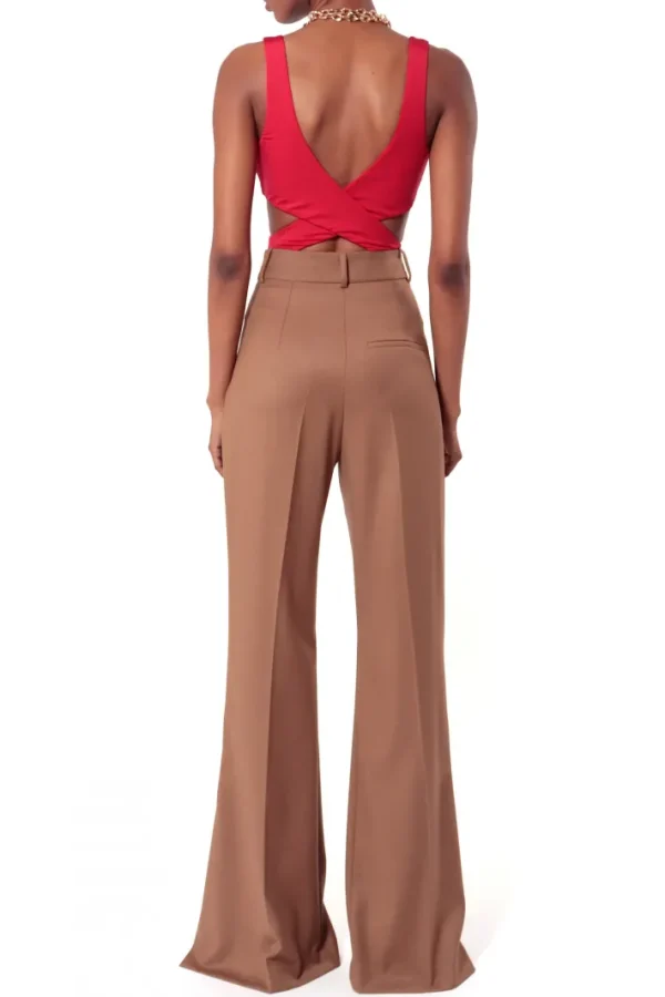 AGGI Spodnie Camilla Camel Brown^ Spodnie | Garnitury
