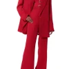 AGGI Spodnie Camilla Ribbon Red^ Spodnie | Garnitury