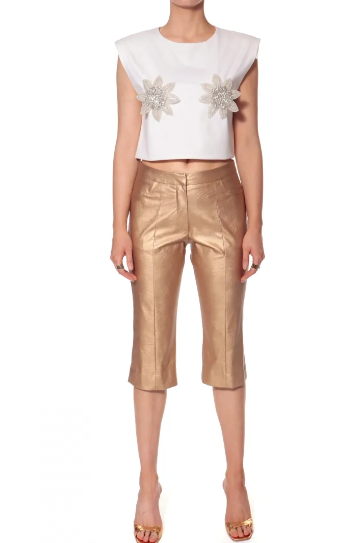 spodnie_capri_dakota_gold_6.webp AGGI Spodnie Capri Dakota Gold^ Spodnie