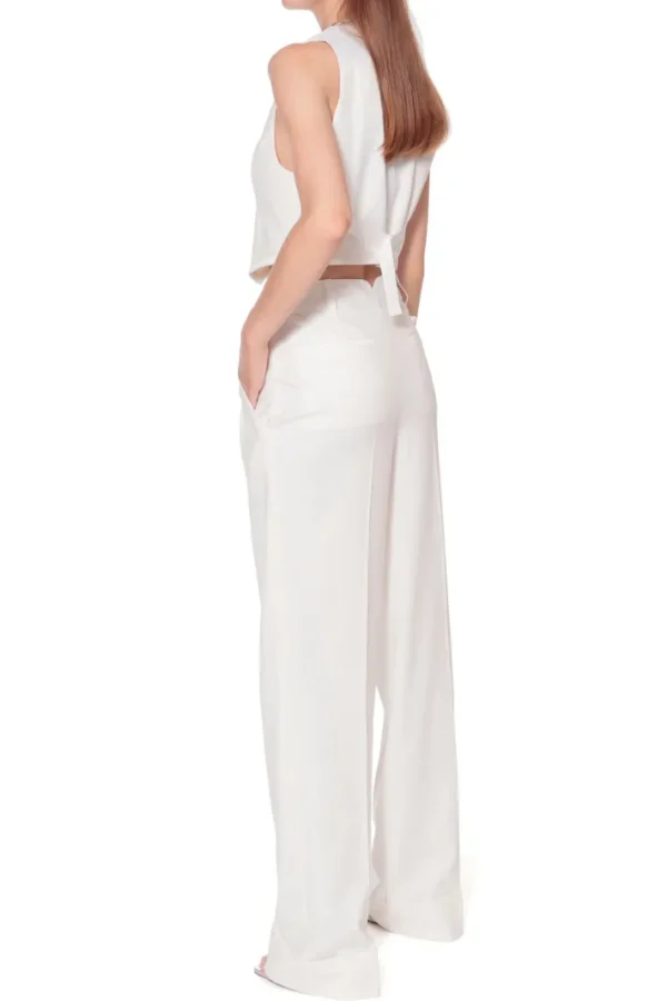 AGGI Spodnie Frankie Aesthetic White^ Spodnie | Garnitury
