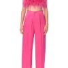 AGGI Spodnie Jessie Satin Barbie Pink^ Spodnie | Garnitury
