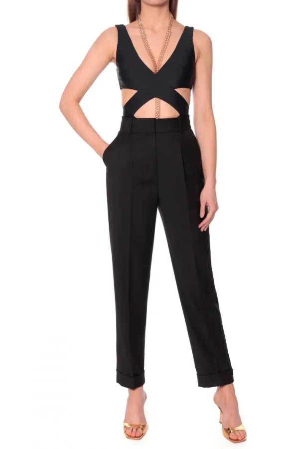 AGGI Spodnie Kelly Rich Black^ Spodnie | Garnitury