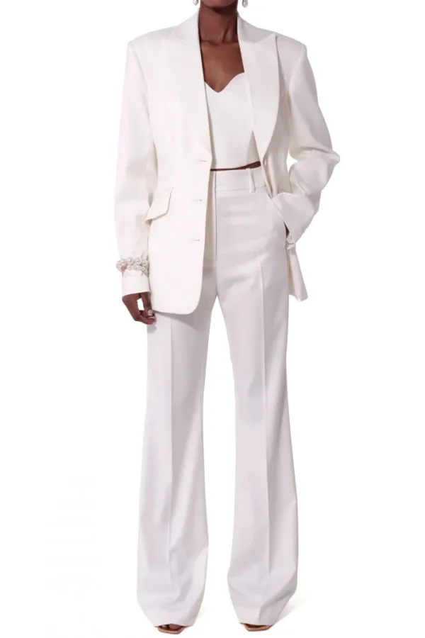 AGGI Spodnie Kyle Off White^ Spodnie | Garnitury