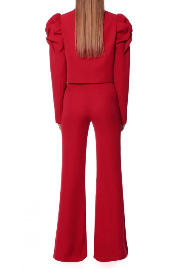 AGGI Spodnie Leontine Ribbon Red^ Spodnie | Garnitury