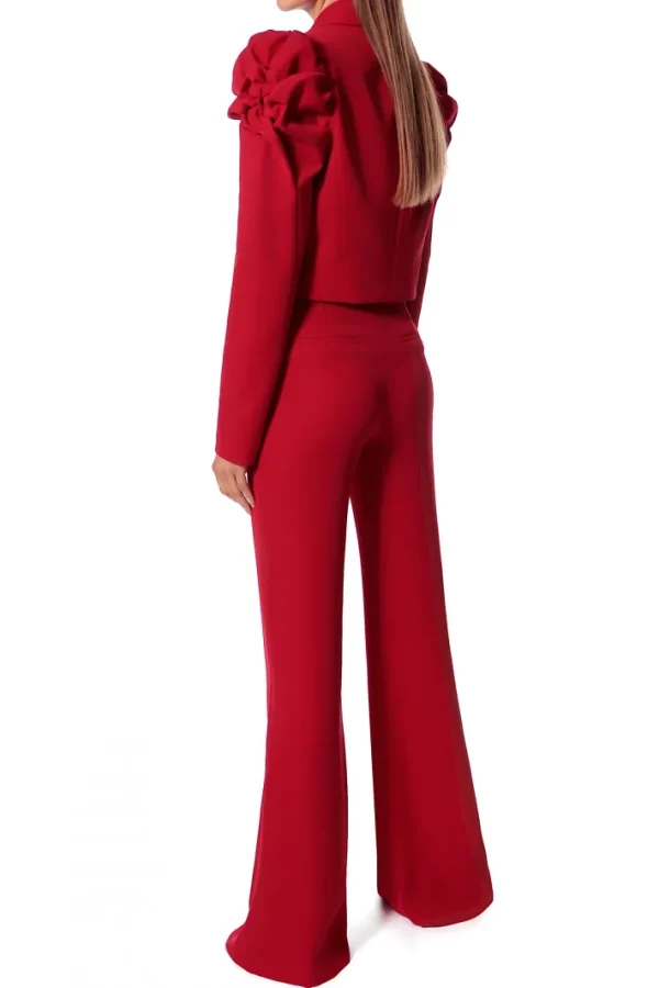 AGGI Spodnie Leontine Ribbon Red^ Spodnie | Garnitury