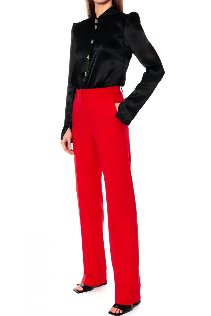 spodnie_lesly_fiery_red_1.webp AGGI Spodnie Lesly Fiery Red^ Spodnie | Garnitury