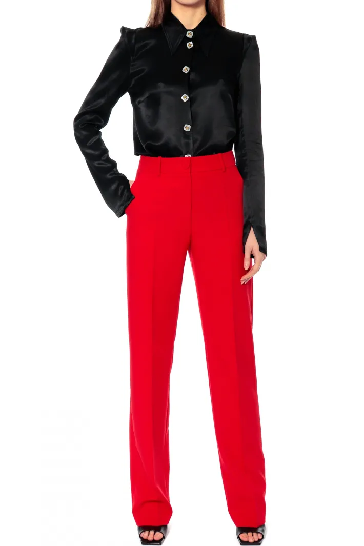 spodnie_lesly_fiery_red_2.webp AGGI Spodnie Lesly Fiery Red^ Spodnie | Garnitury