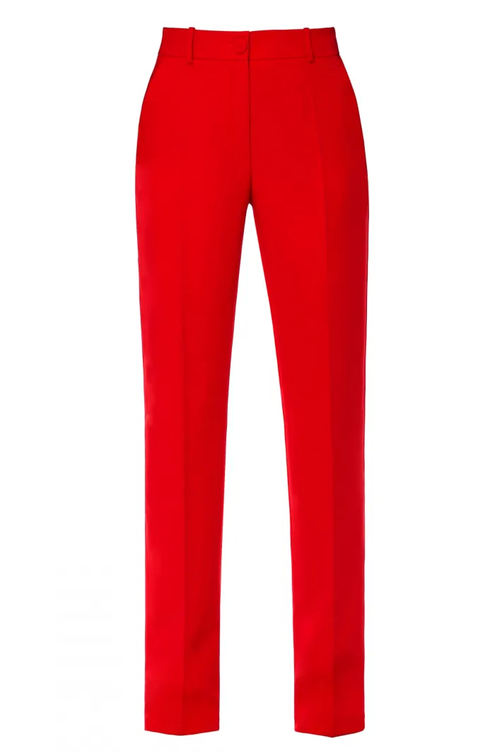 spodnie_lesly_fiery_red_5.webp AGGI Spodnie Lesly Fiery Red^ Spodnie | Garnitury