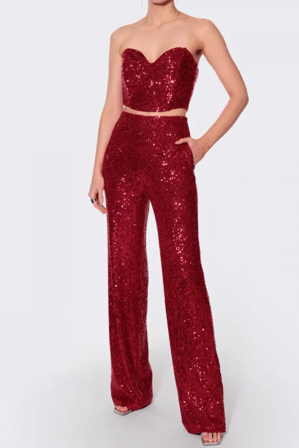 AGGI Spodnie Luca Brilliant Ruby^ Spodnie | Garnitury