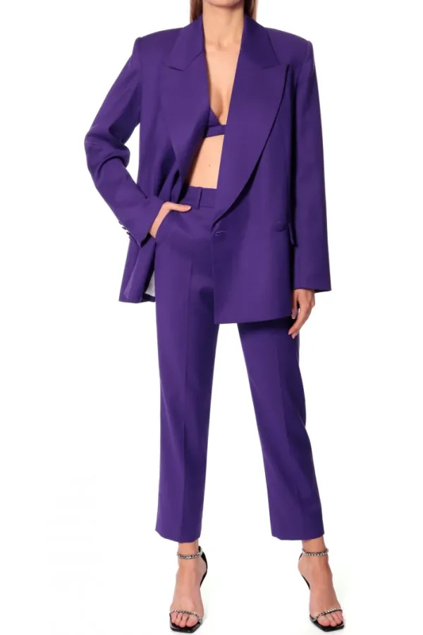 AGGI Spodnie Nikki Royal Purple^ Spodnie | Garnitury